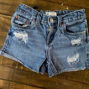 Girls Levi girlfriend shorts